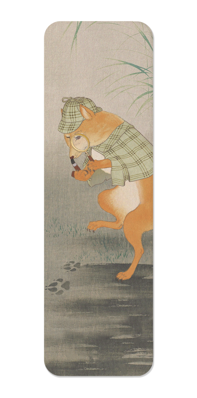 Ezen - Dancing Sherlock Fox - Bookmark - Front