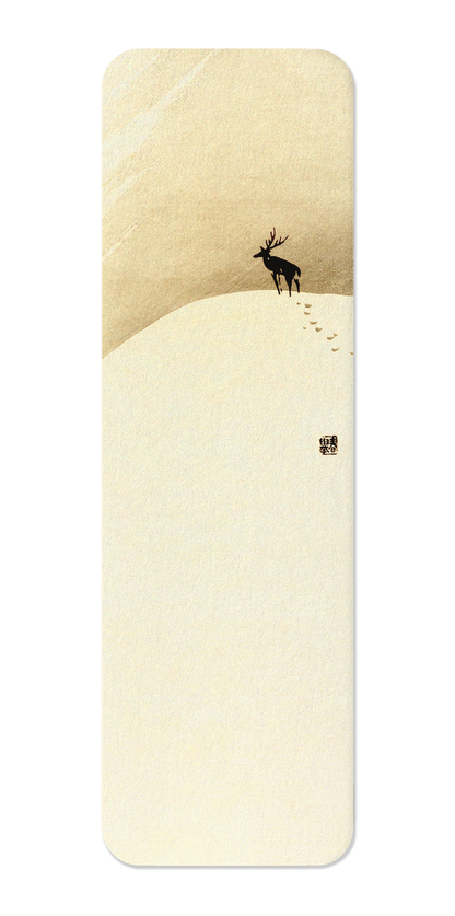 Ezen - Deer on mountain (c.1890) - Bookmark - Front
