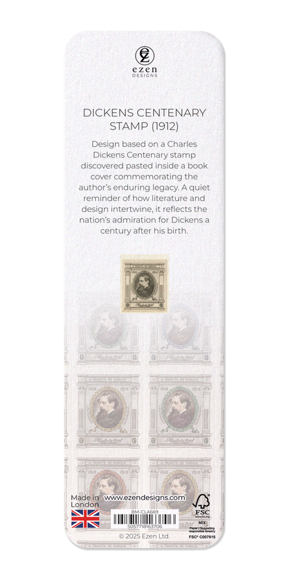 Ezen - Dickens Centenary Stamp (1912) - Bookmark - Back