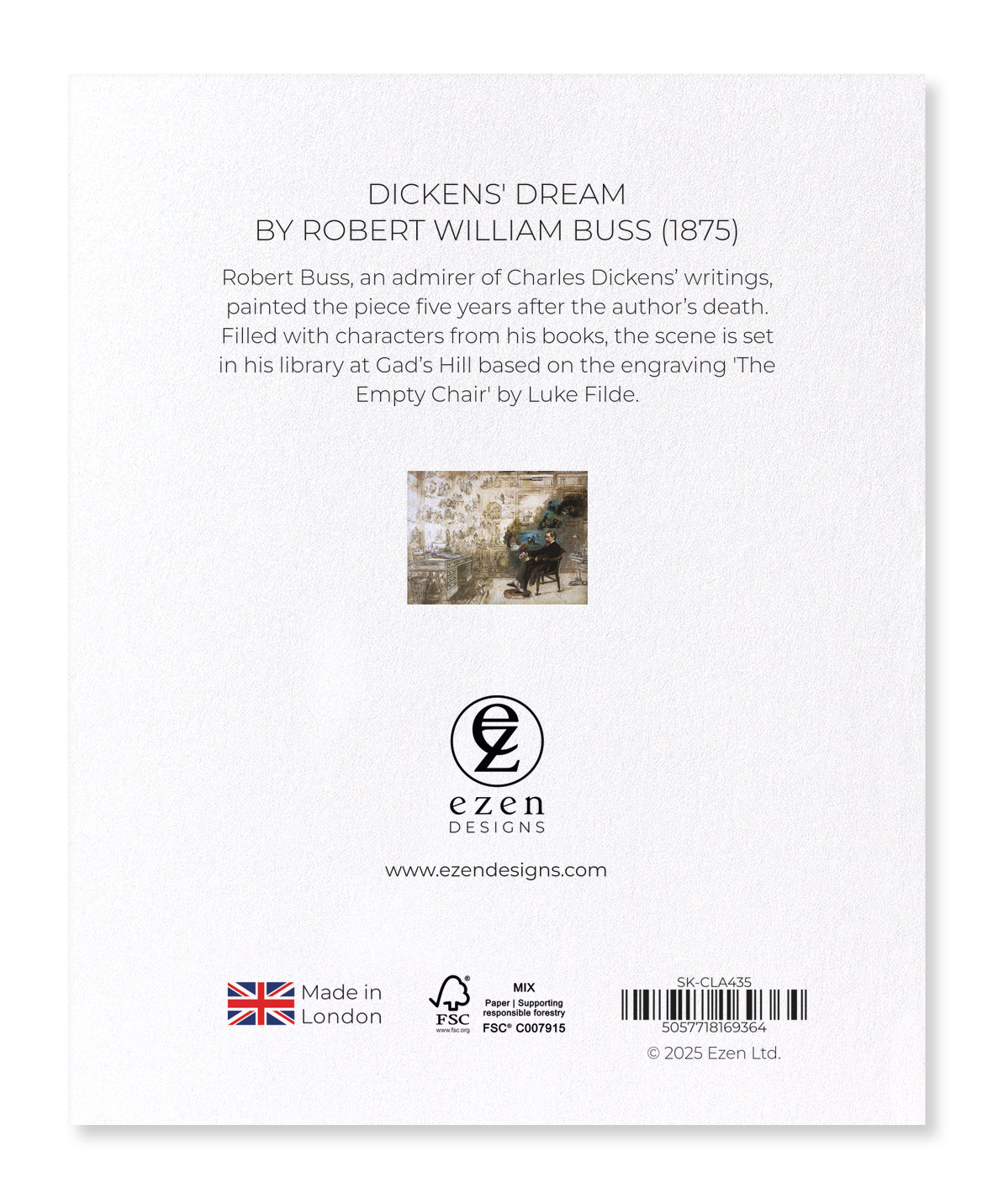 Ezen - Dickens' Dream by Robert William Buss (1875) - Sticker Set