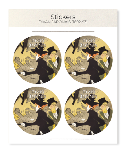 Ezen - Divan Japonais (1892-93) - Sticker Set