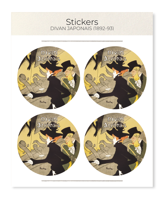 Ezen - Divan Japonais (1892-93) - Sticker Set