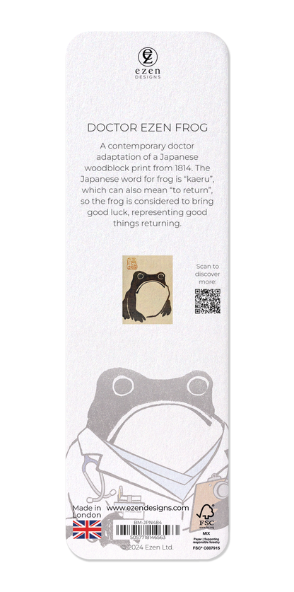 Ezen - Doctor Ezen frog - Bookmark - Back