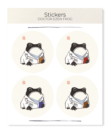 Ezen - Doctor Ezen frog - Sticker Set