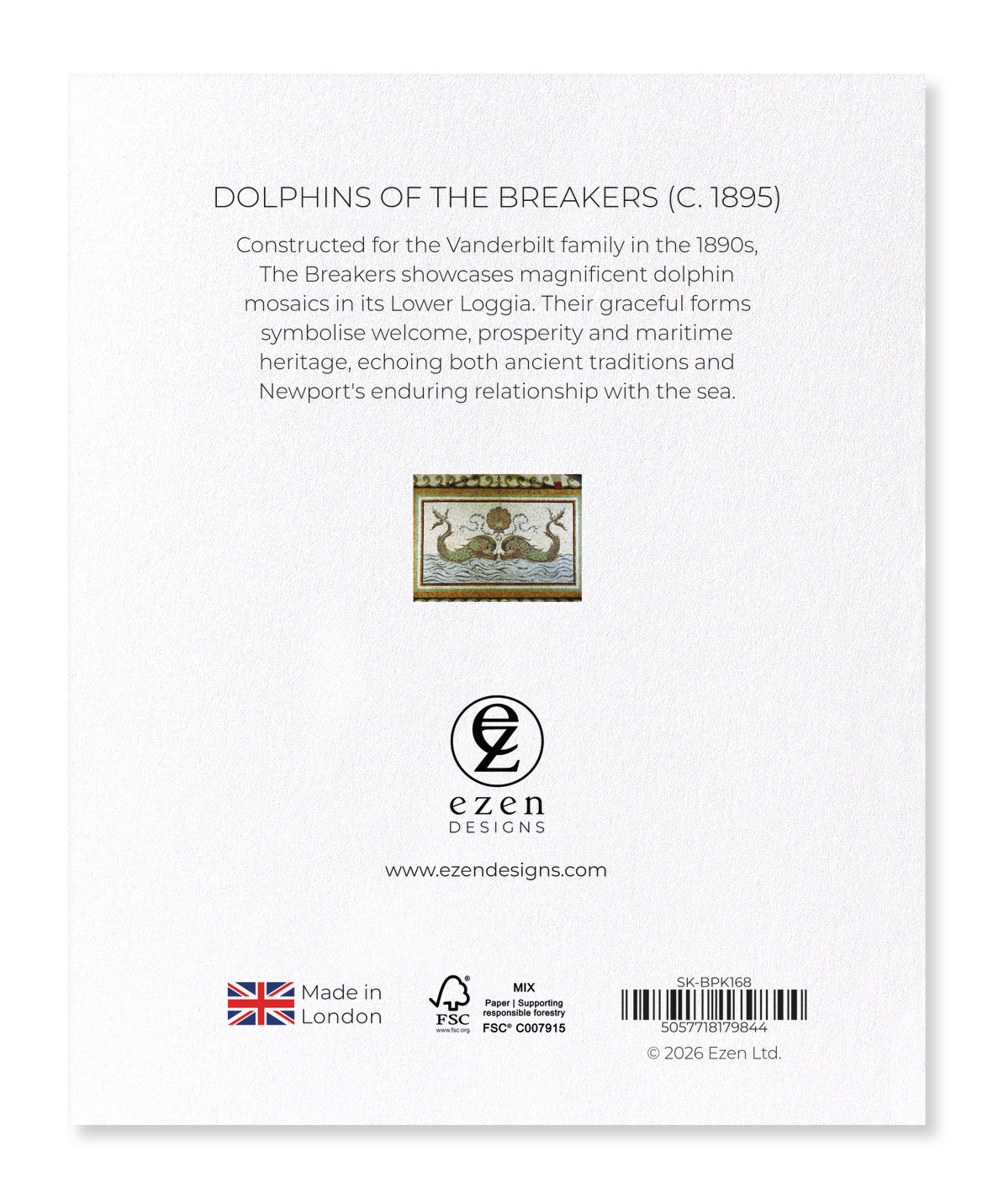 Ezen - Dolphins of The Breakers (c. 1895) - Sticker Set
