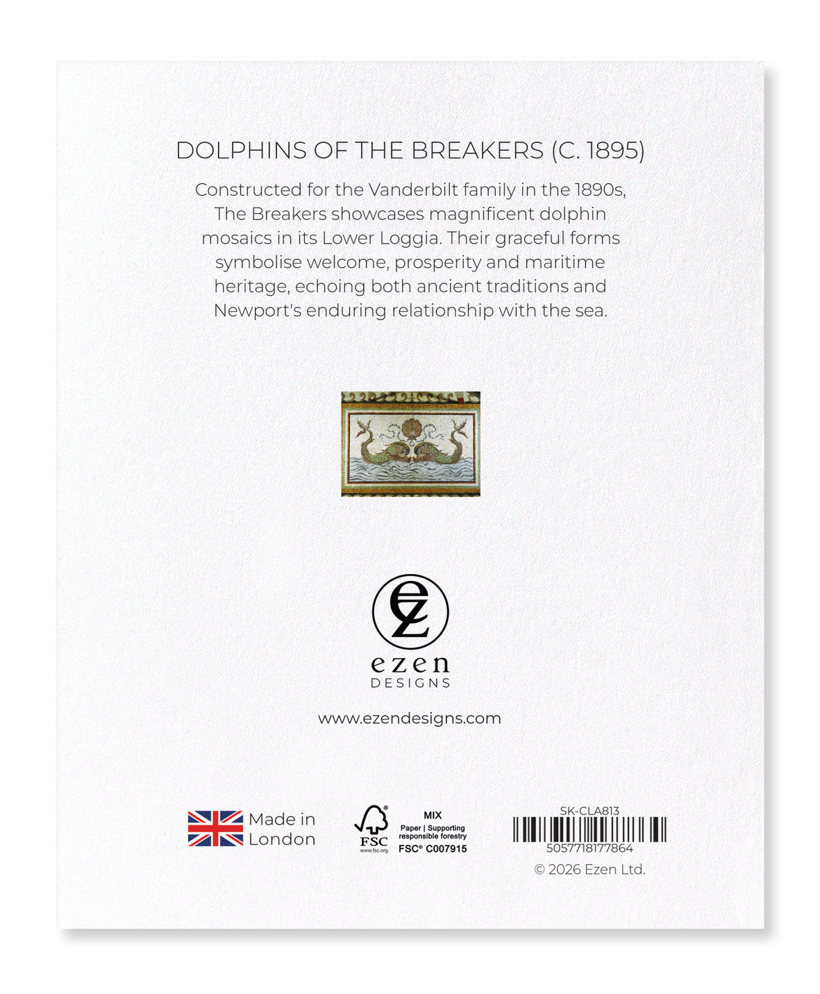 Ezen - Dolphins of The Breakers (c. 1895) - Sticker Set