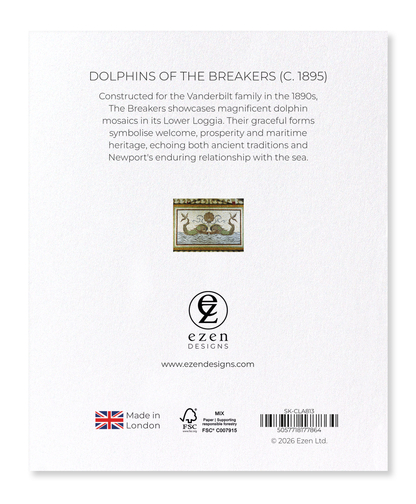 Ezen - Dolphins of The Breakers (c. 1895) - Sticker Set