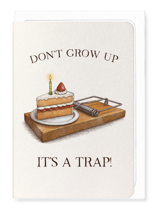 Ezen - Don't Grow Up - Greeting Card - Front