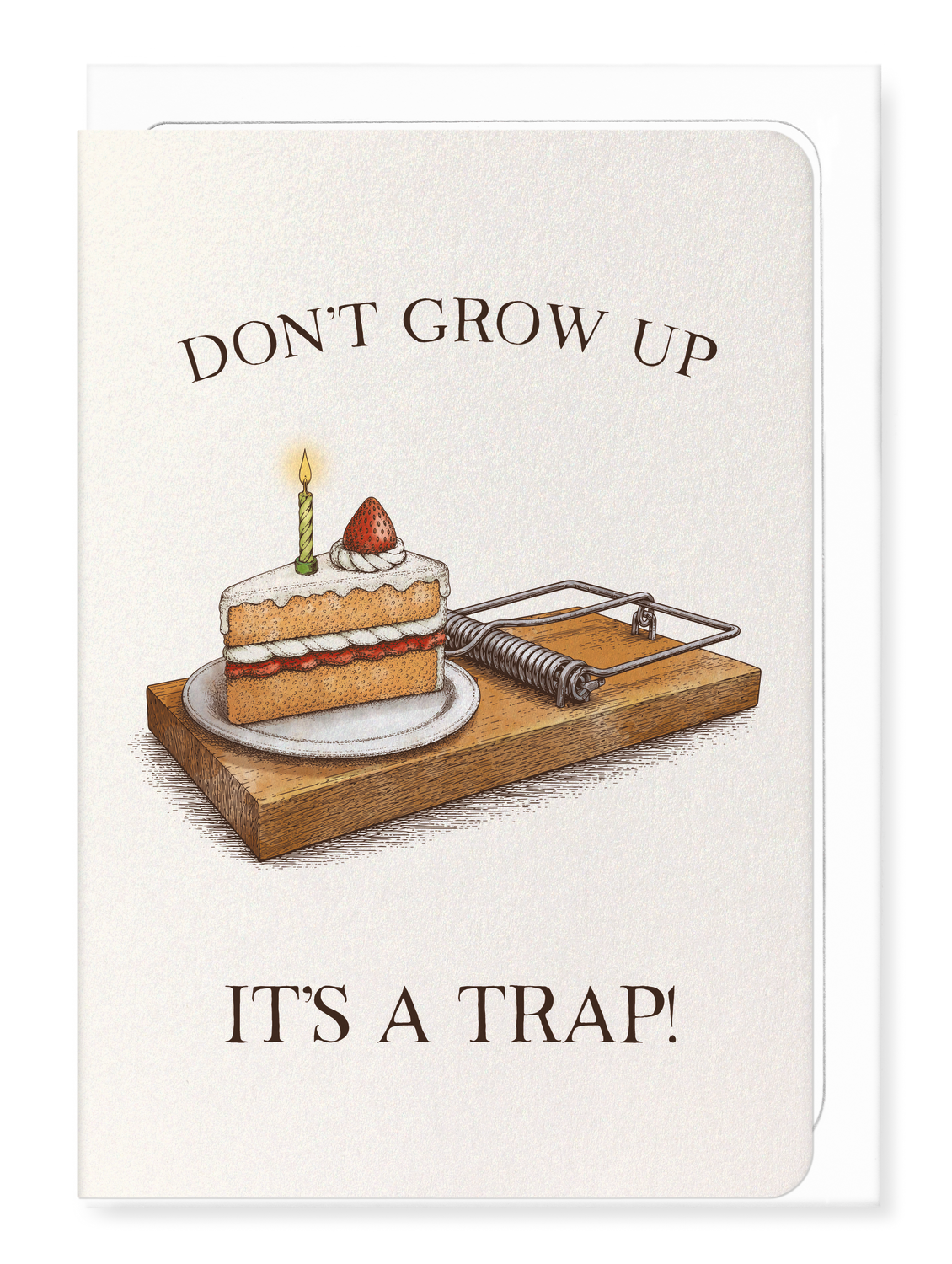 Ezen - Don't Grow Up - Greeting Card - Front
