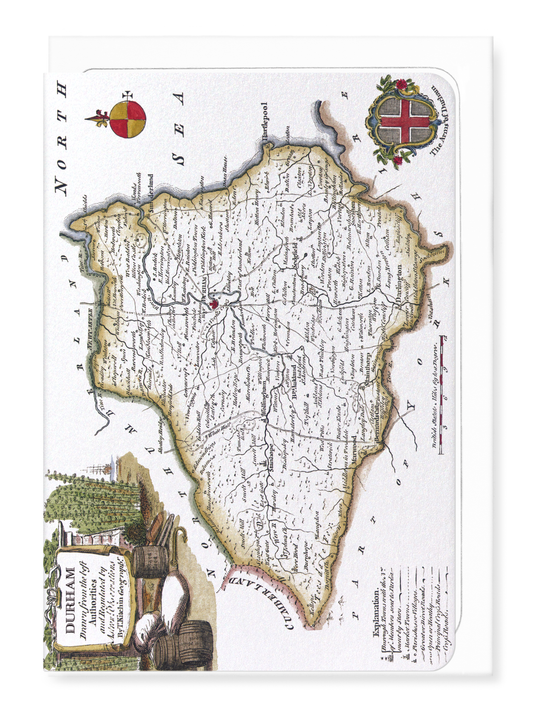 Ezen - Durham (1786) - Greeting Card - Front
