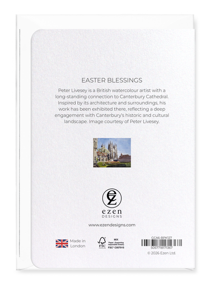 Ezen - Easter Blessings - Greeting Card - Back