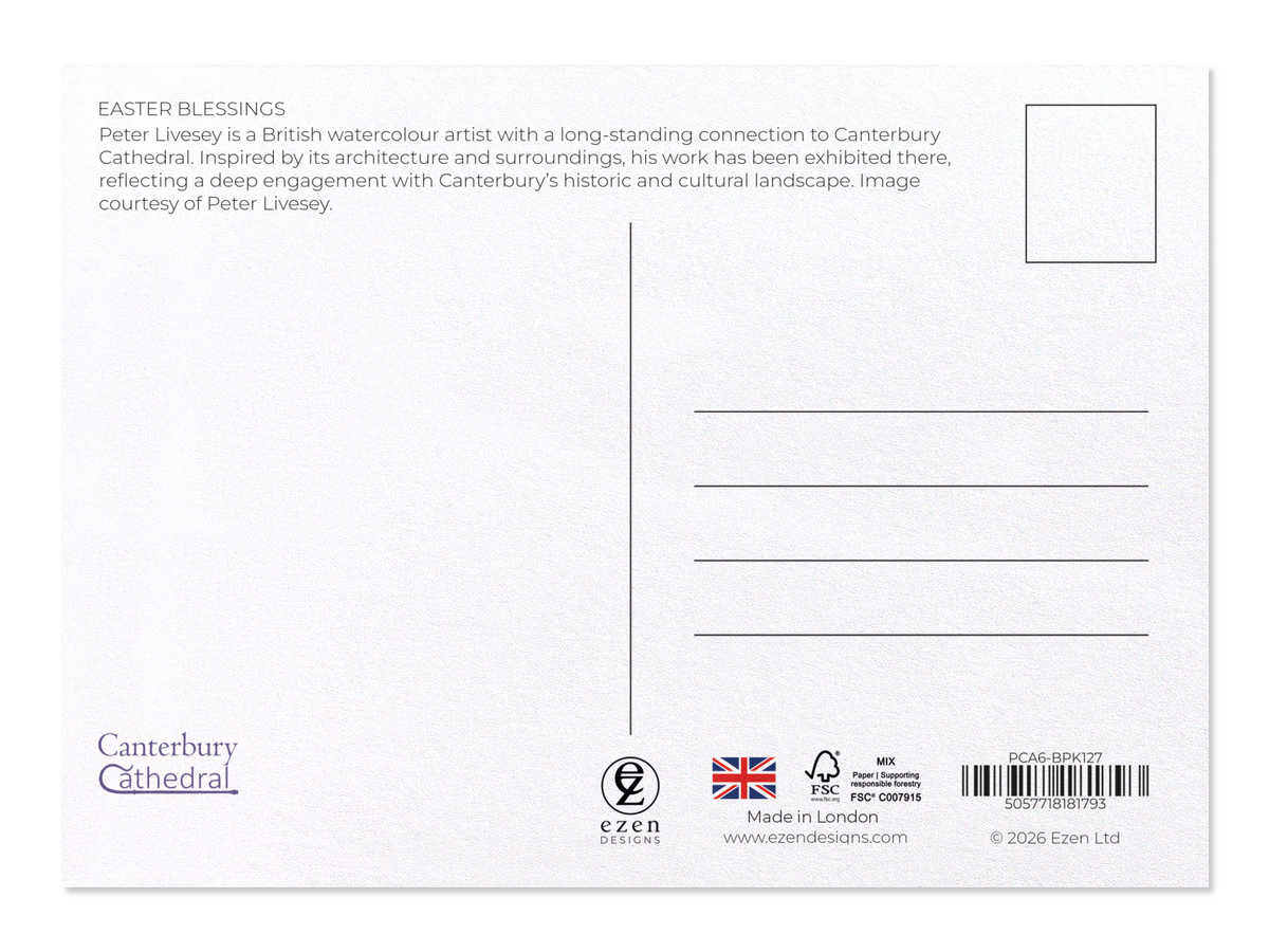 Ezen - Easter Blessings - Postcard - Back