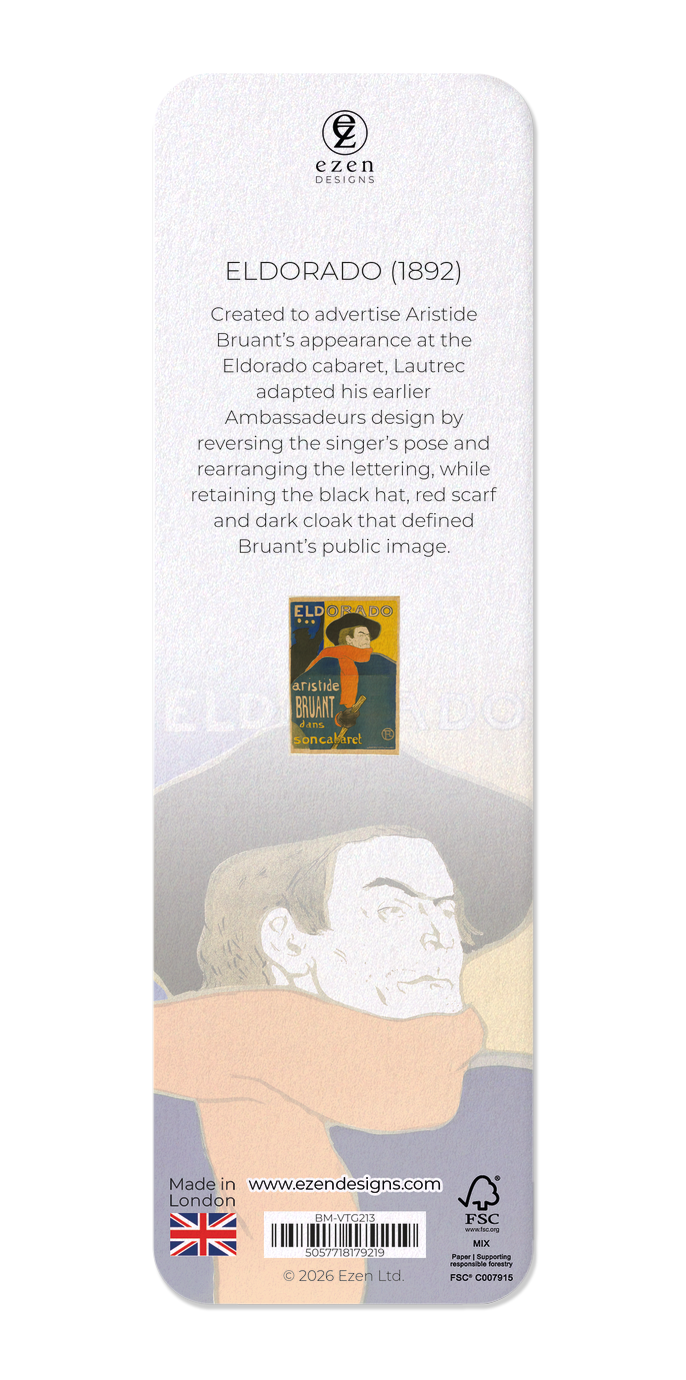 Ezen - Eldorado - Aristide Bruant (1892) - Bookmark - Back