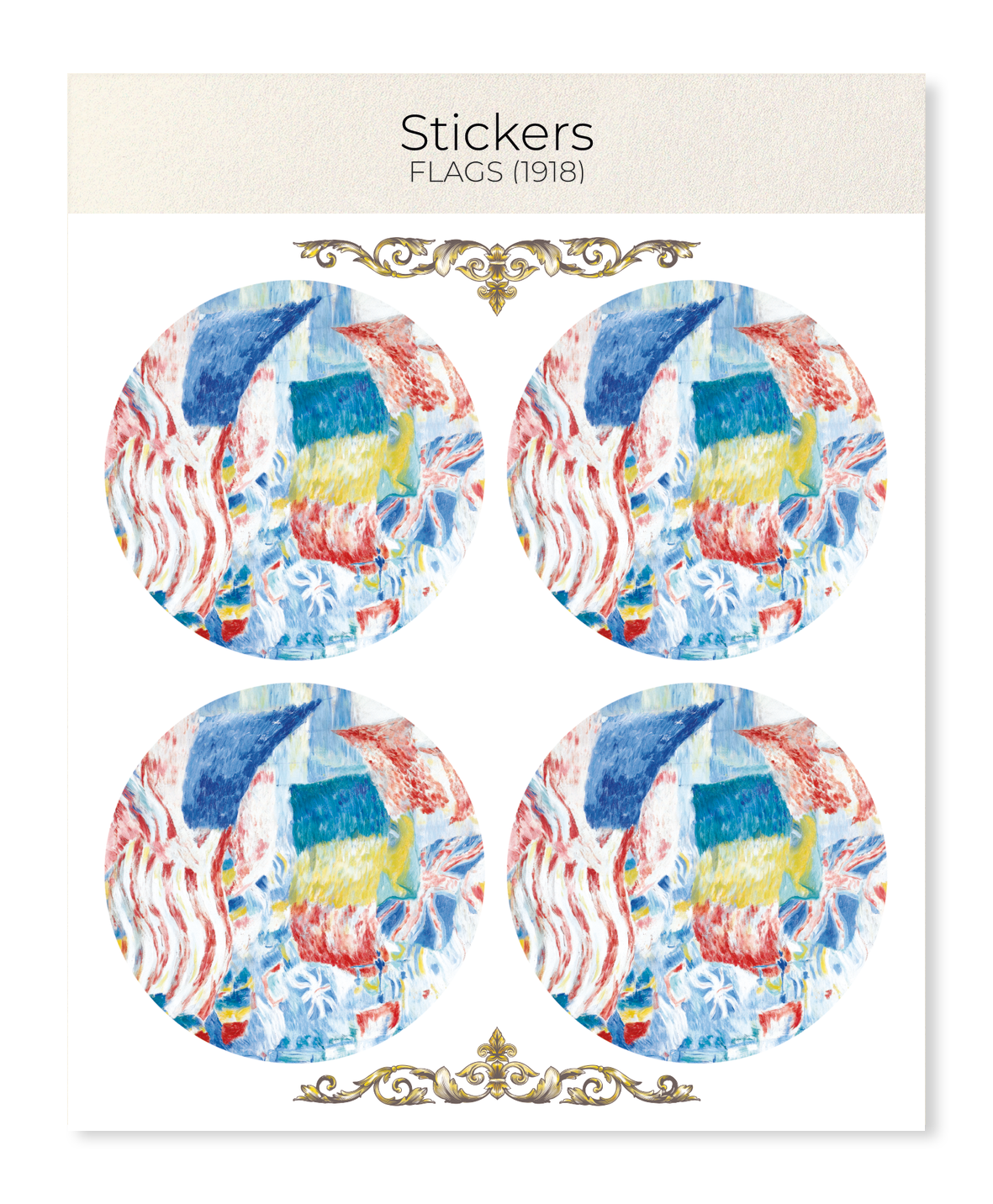 Ezen - Flags (1918) - Sticker Set