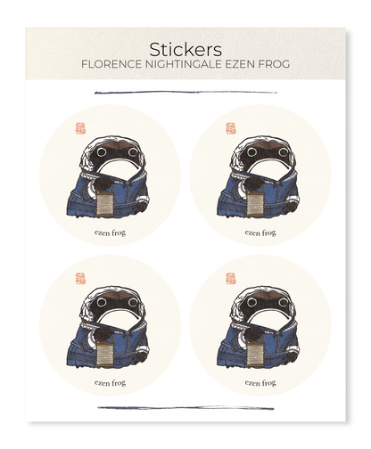 Ezen - Florence Nightingale EZEN FROG - Sticker Set