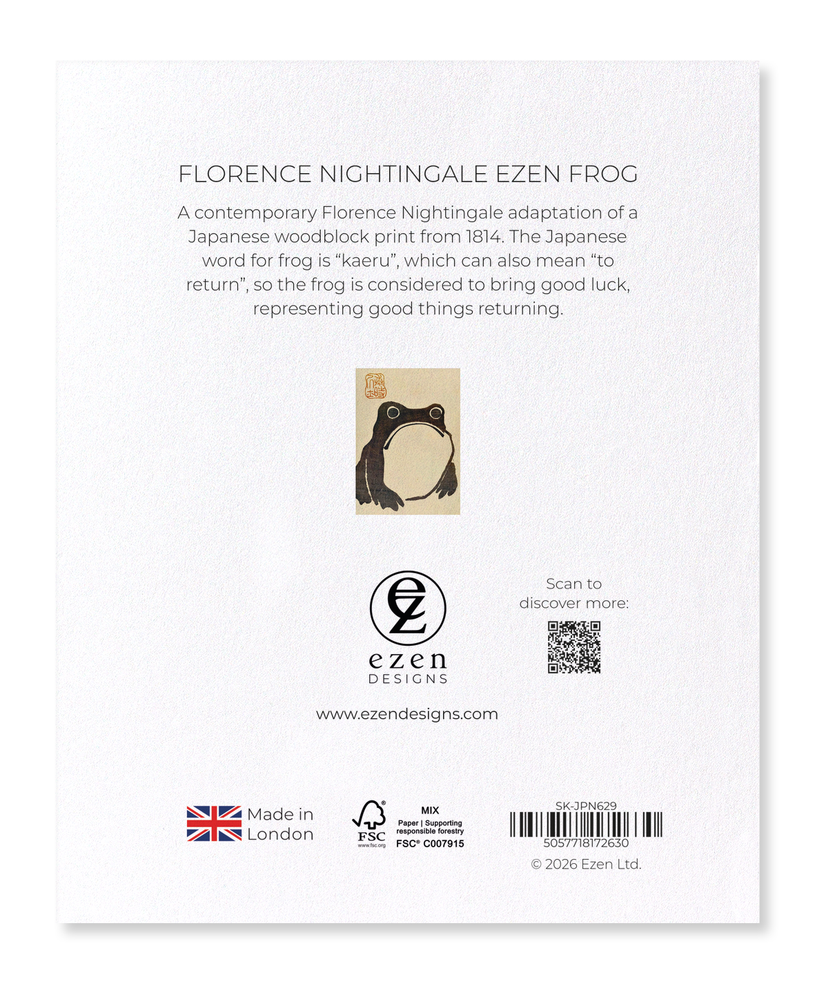 Ezen - Florence Nightingale EZEN FROG - Sticker Set
