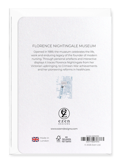 Ezen - Florence Nightingale museum - Greeting Card - Back