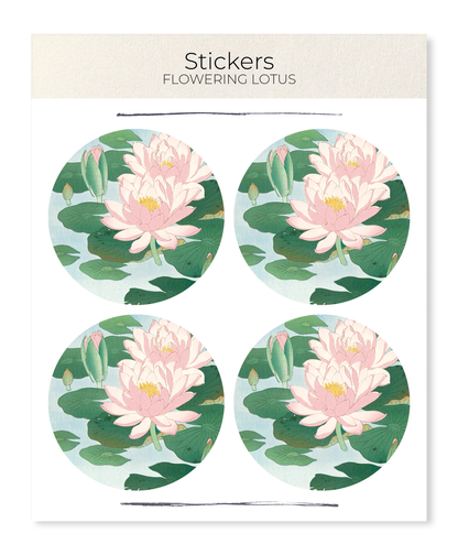 Ezen - Flowering lotus - Sticker Set