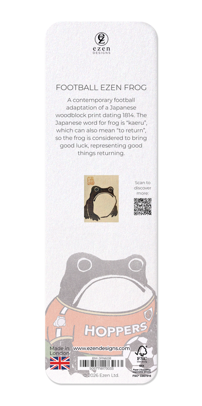Ezen - Football Ezen Frog - Bookmark - Back