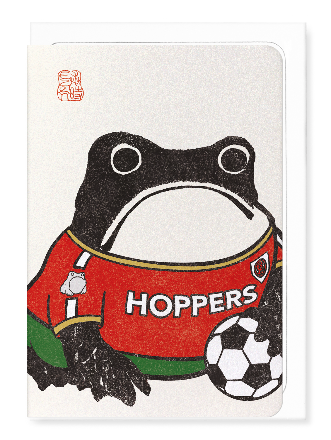Ezen - Football Ezen Frog - Greeting Card - Front