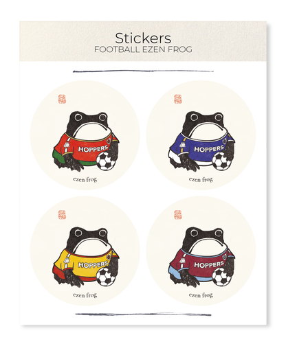 Ezen - Football Ezen Frog - Sticker Set