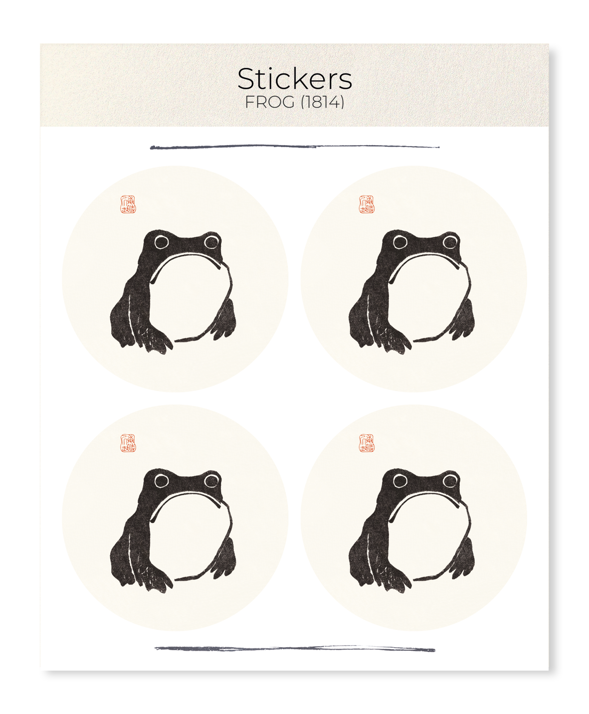 Ezen - Frog (1814) - Sticker Set