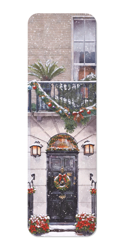 Ezen - Front Door of 221B Baker Street - Christmas Day - Bookmark - Front