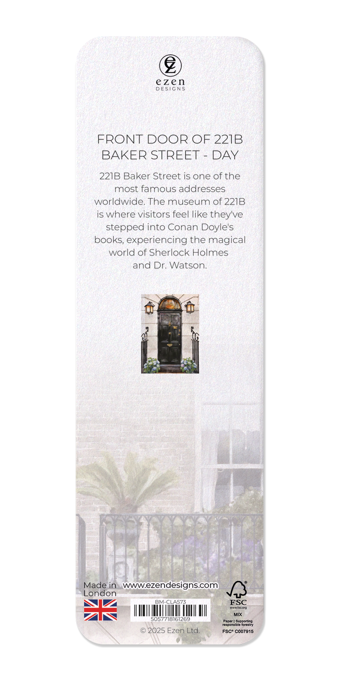 Ezen - Front door of 221B Baker Street - Day - Bookmark - Back