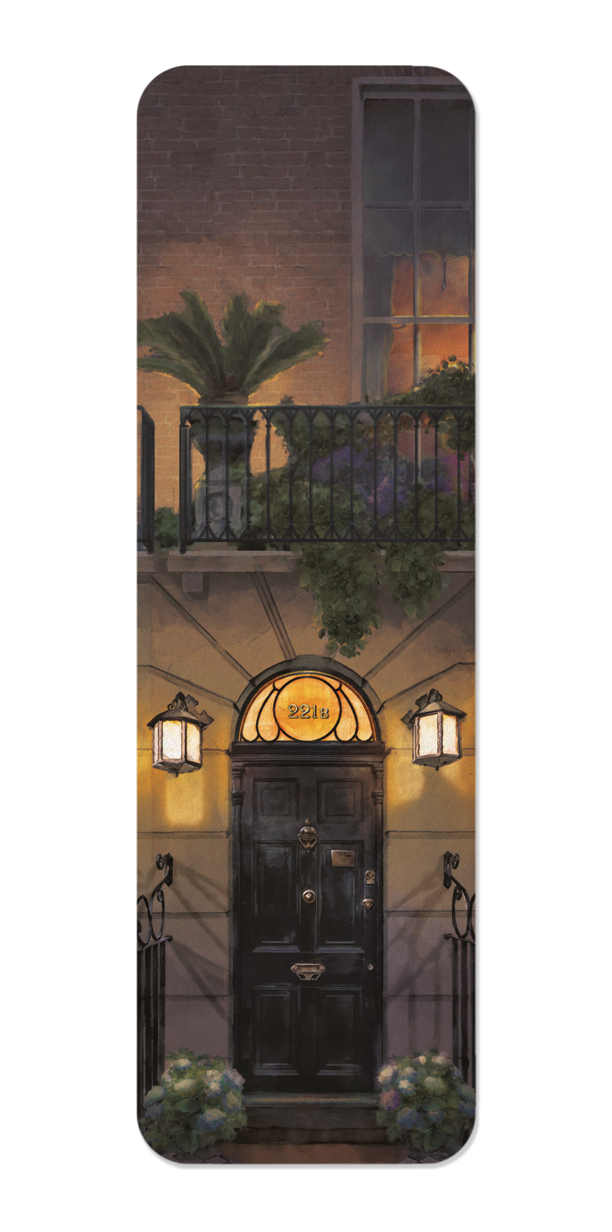 Ezen - Front door of 221B Baker Street - Night - Bookmark - Front
