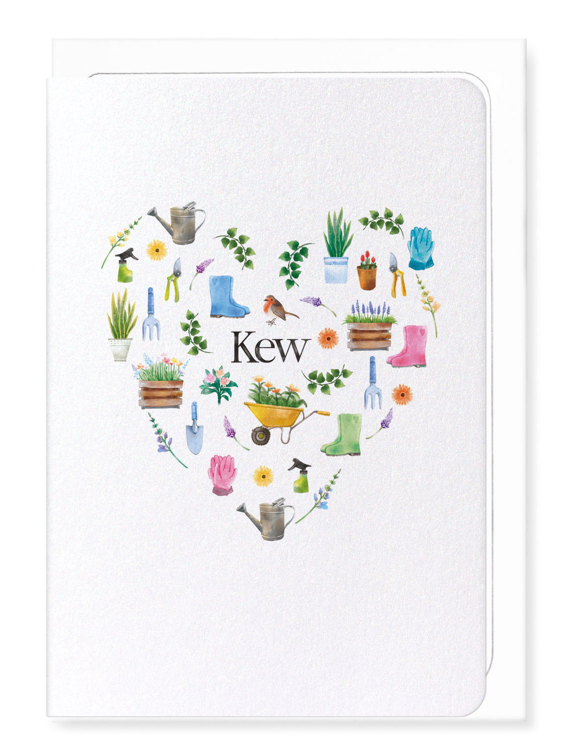 Ezen - Garden Heart of Kew Gardens - Greeting Card - Front