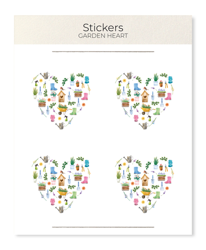 Ezen - Garden heart - Sticker Set
