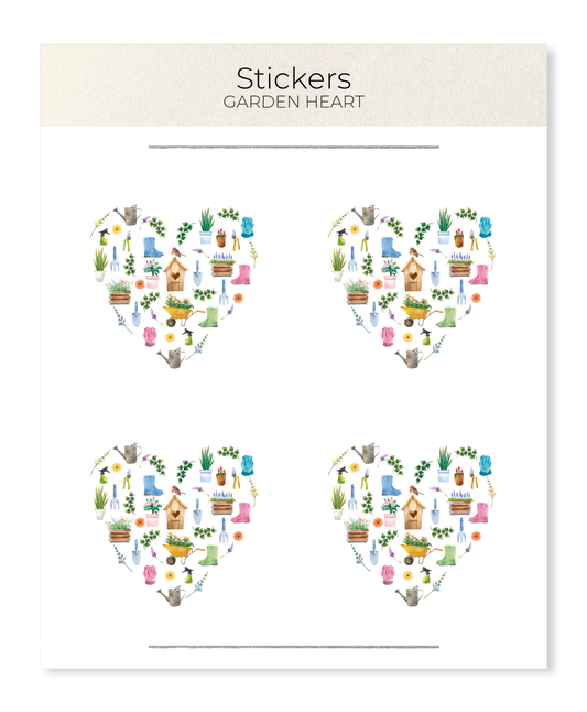 Ezen - Garden heart - Sticker Set