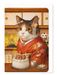 Ezen - Geisha Birthday Classic Cat - Greeting Card - Front