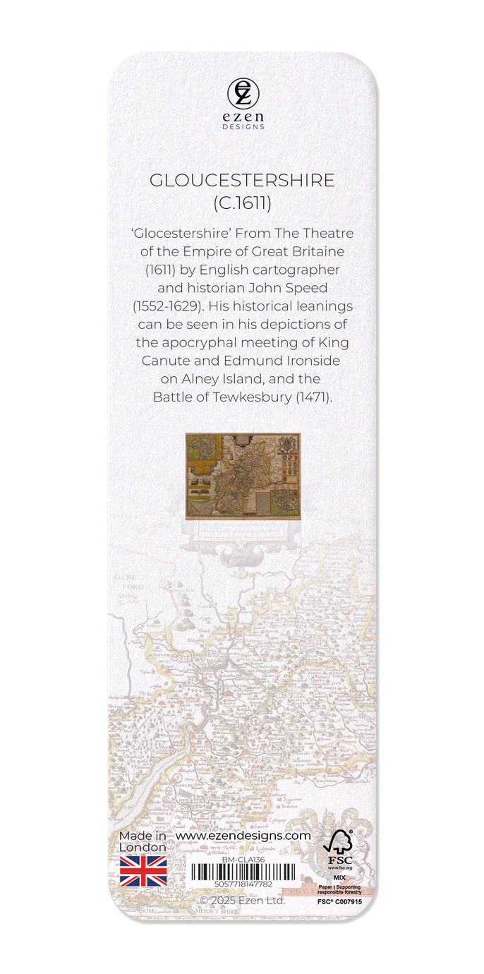 Ezen - Gloucestershire (c.1611) - Bookmark - Back