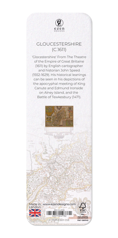 Ezen - Gloucestershire (c.1611) - Bookmark - Back