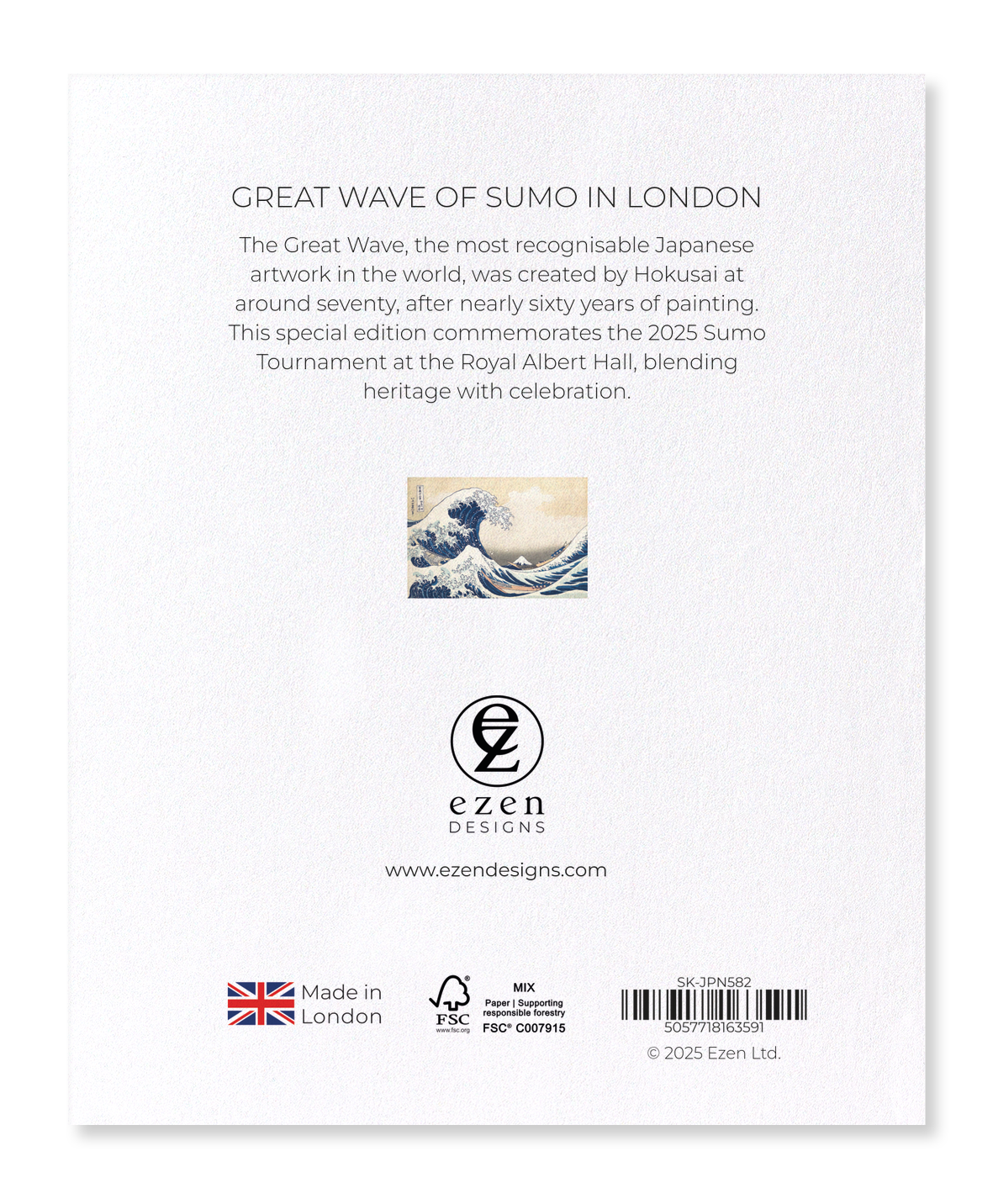 Ezen - Great Wave of Sumo in London - Sticker Set