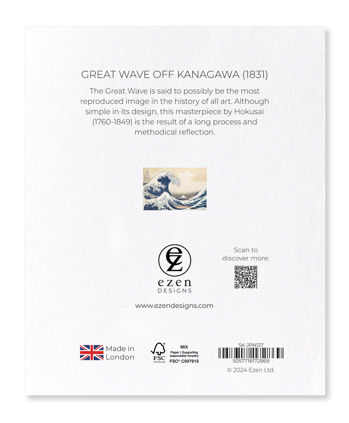 Ezen - Great wave off Kanagawa (1831) - Sticker Set