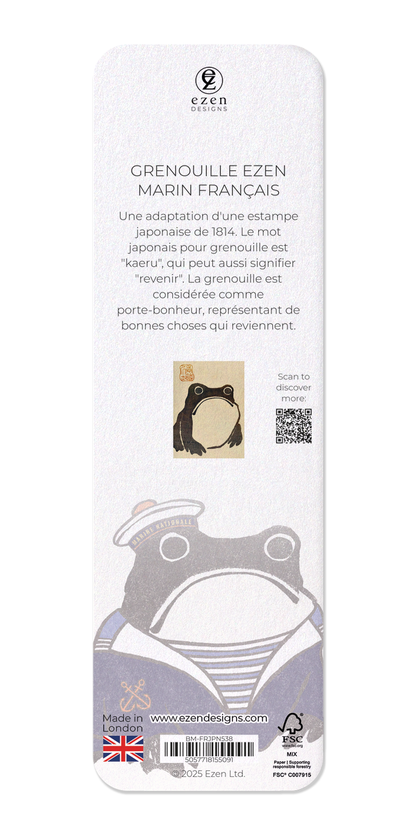 Ezen - GRENOUILLE EZEN Marin français - Bookmark - Back