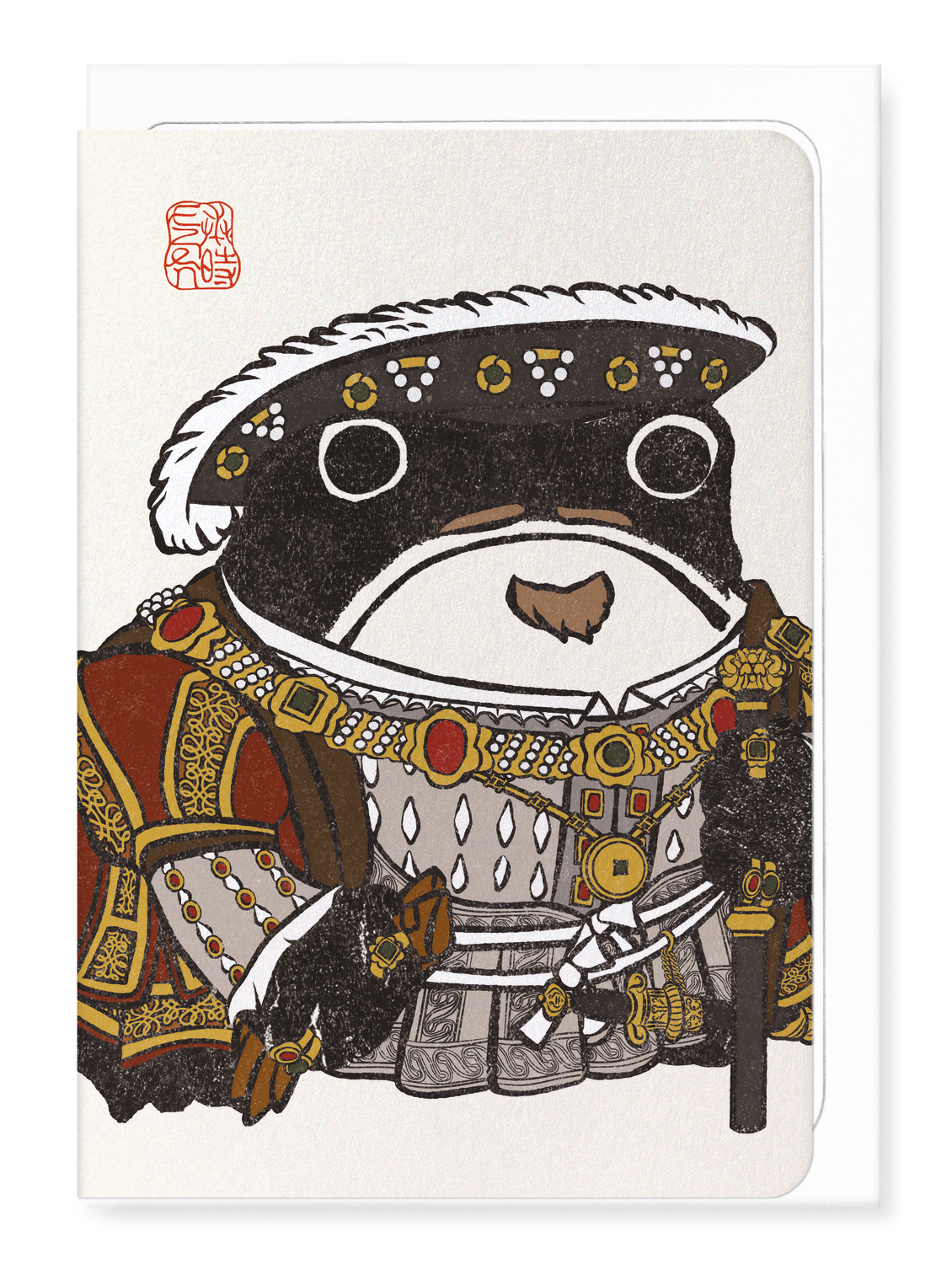 Ezen - Henry VIII Ezen Frog - Greeting Card - Front