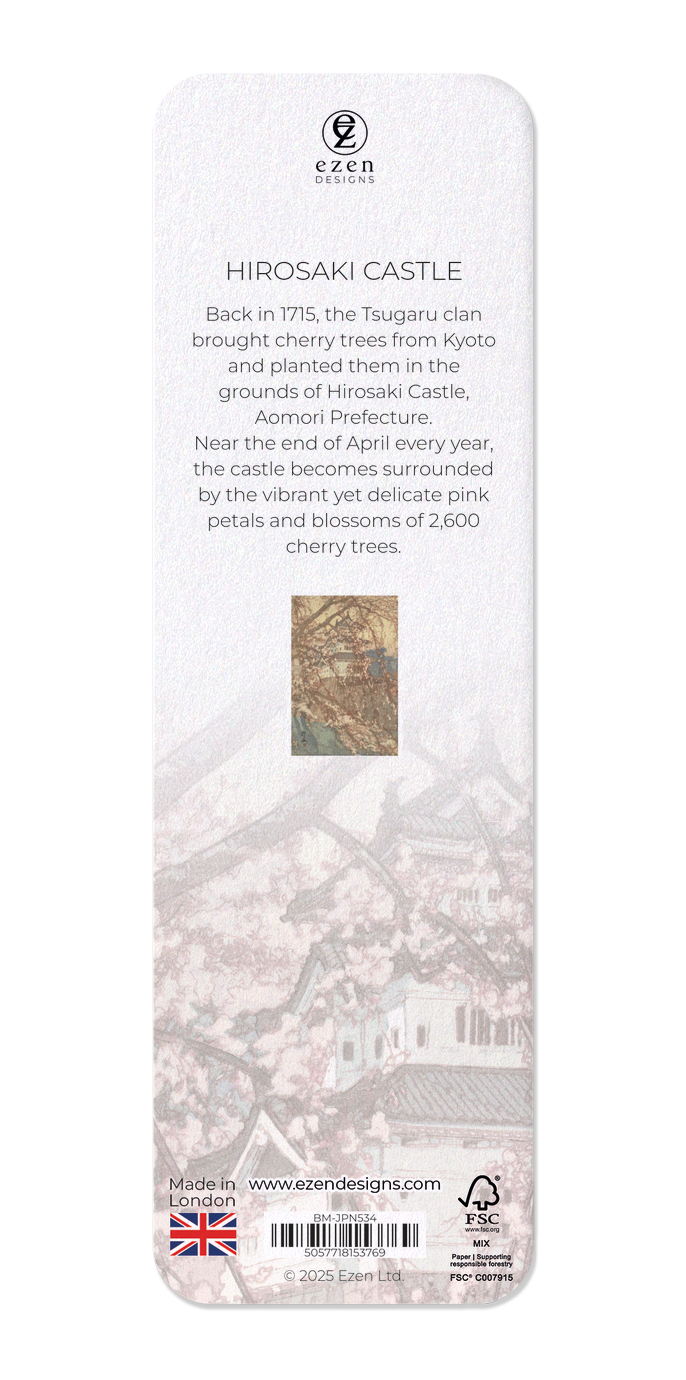 Ezen - Hirosaki Castle - Bookmark - Back