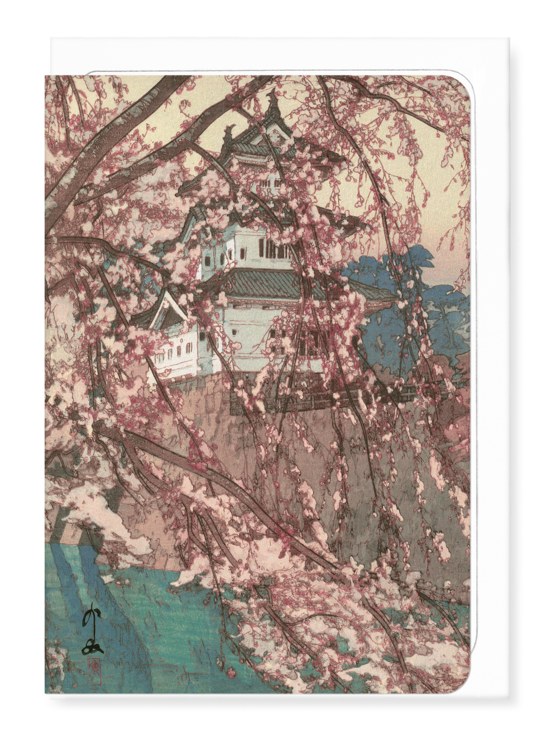 Ezen - Hirosaki Castle - Greeting Card - Front