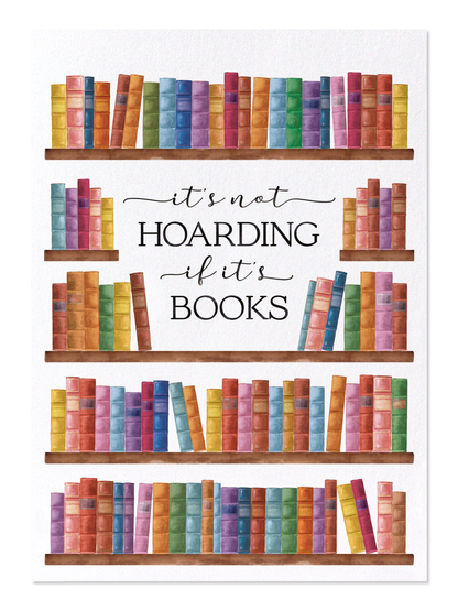 Ezen - Hoarding books - Postcard - Front