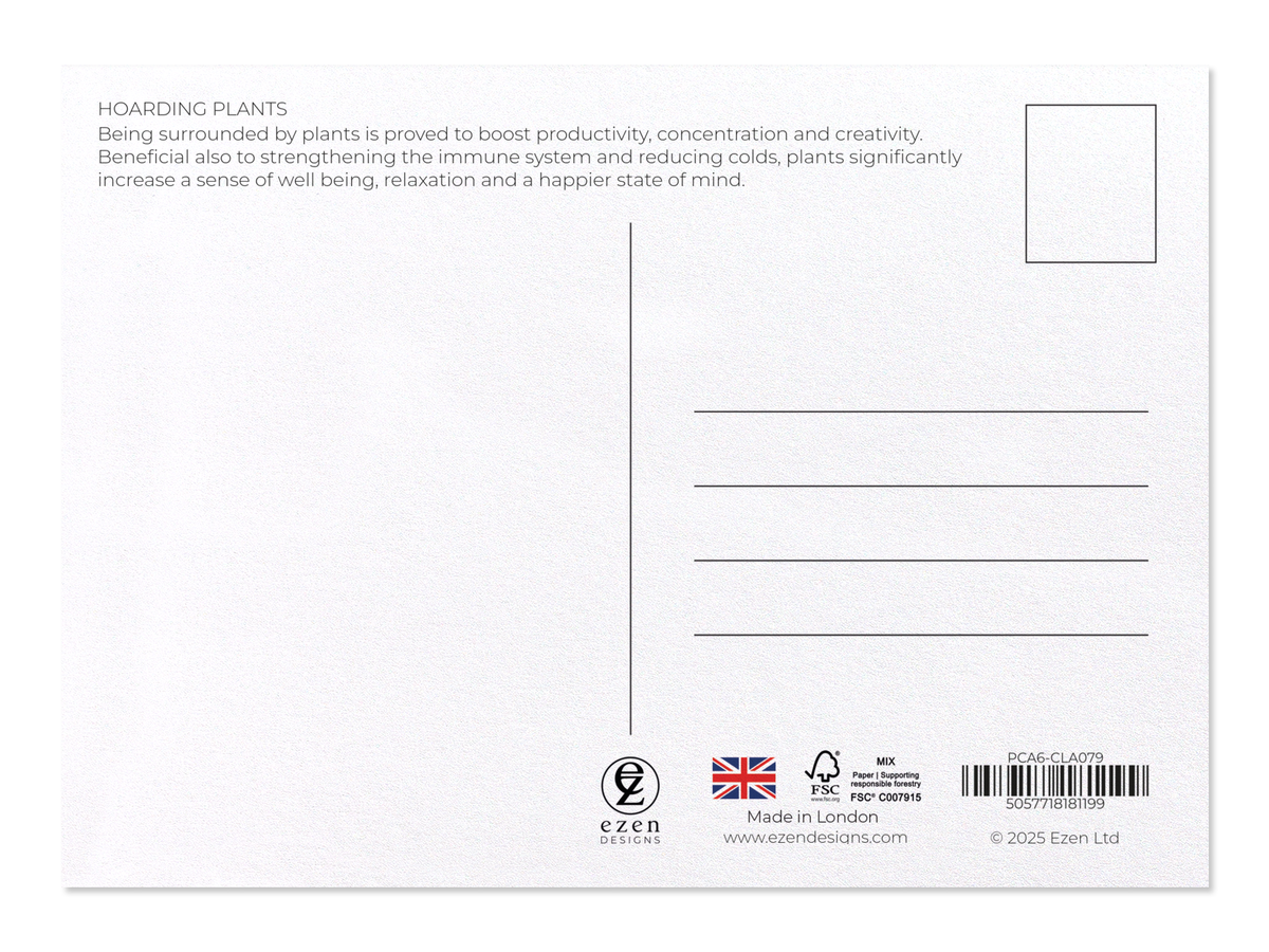 Ezen - Hoarding plants - Postcard - Back