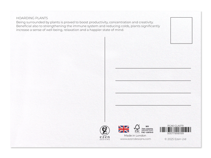 Ezen - Hoarding plants - Postcard - Back