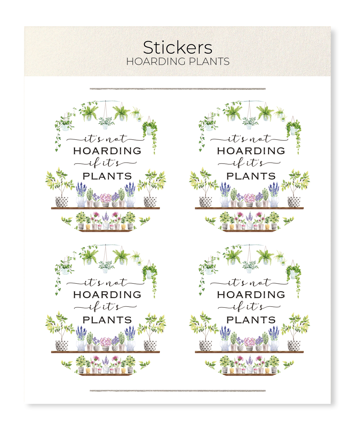Ezen - Hoarding plants - Sticker Set