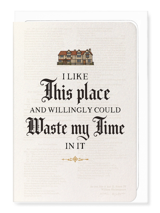 Ezen - I like this place - Greeting Card - Front