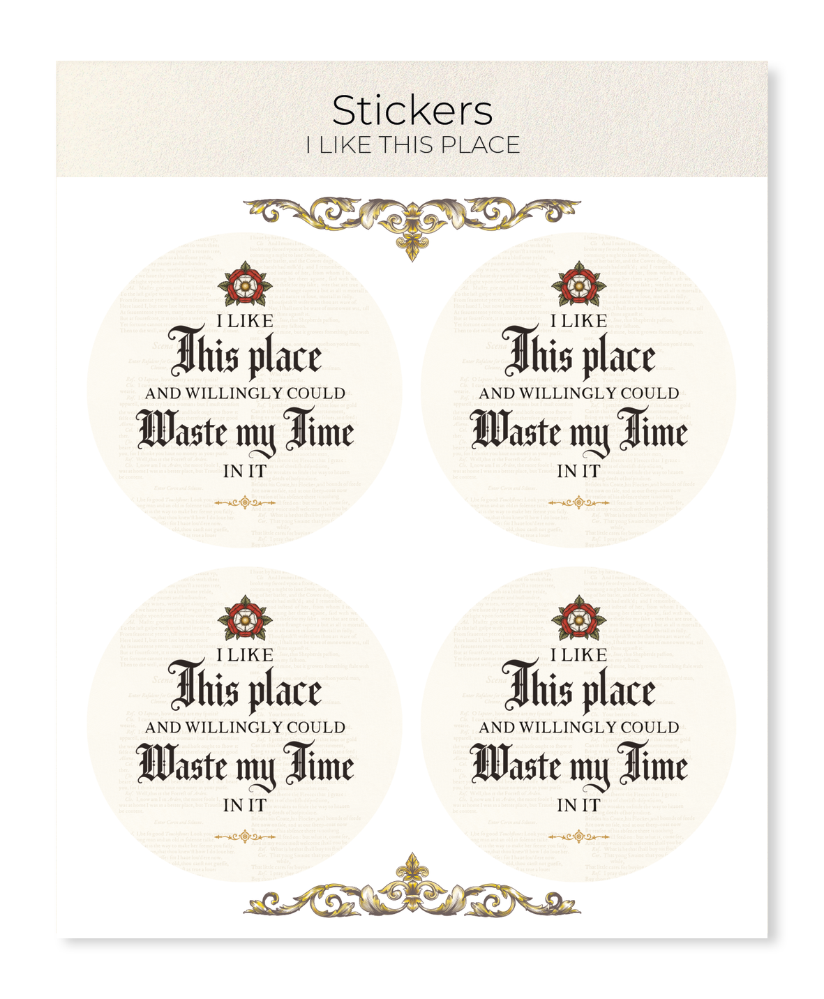 Ezen - I like this place - Sticker Set