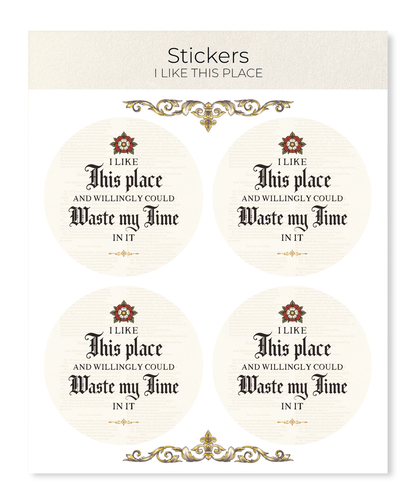 Ezen - I like this place - Sticker Set