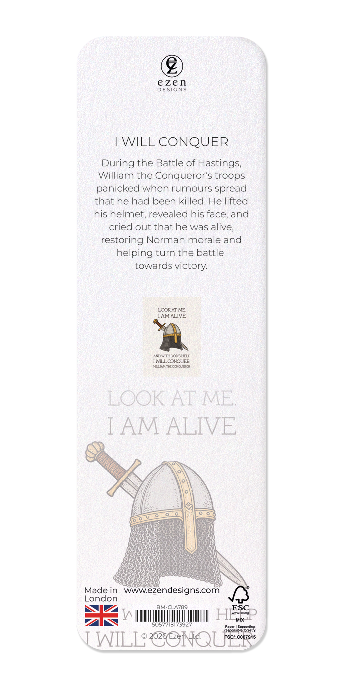 Ezen - I Will Conquer - Bookmark - Back