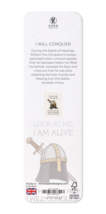 Ezen - I Will Conquer - Bookmark - Back